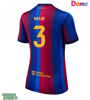 Barcelona Alejandro Balde #3 Replika Hjemmebanetrøje Dame 2026-27 Kortærmet